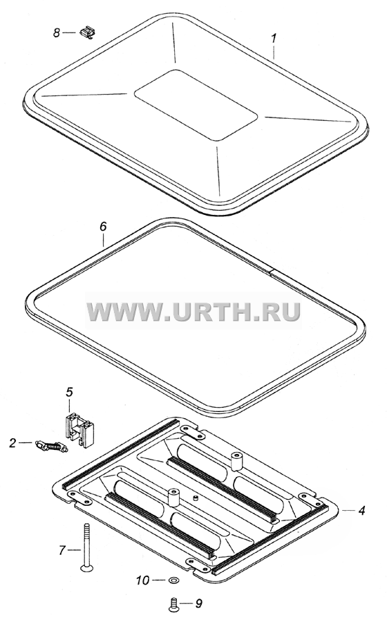 53205-5713008 Установка вентиляционного люка крыши